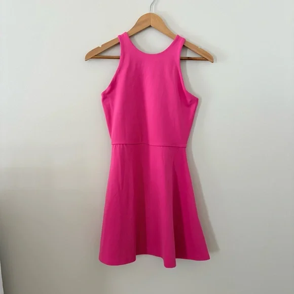 Athleta Conscious Dress Salvia Pink Tank Swing Athletic Racerback Tennis Small - Picture 3 of 11